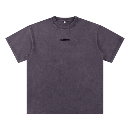 ESSNTIAL ELEMNTS Unisex 245G Bamboo Slub Snow Washed Tee