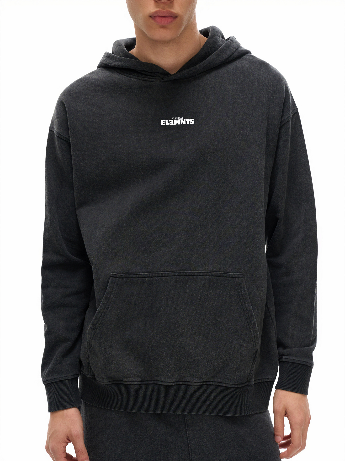 ESSNTIAL ELEMNTS Unisex 340G Eco Enzyme Washed Hoodie