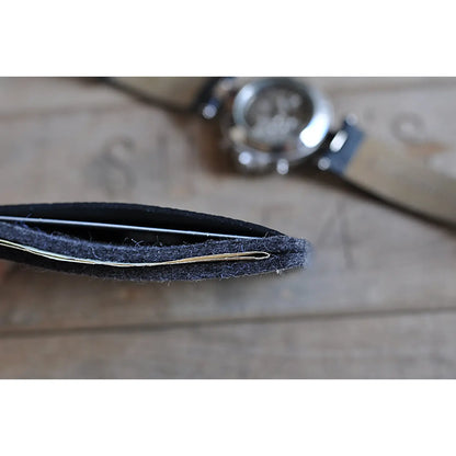 Kiko Leather Black Combo Card Case #142