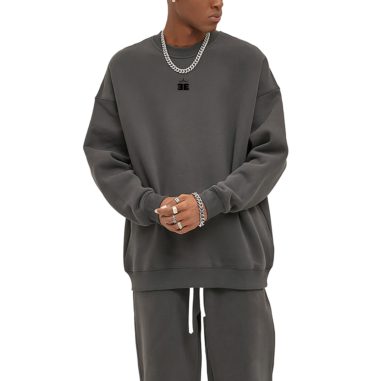 ESSNTIAL ELEMNTS Unisex 350G SC Fleeced Sweatshirt