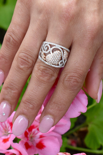 14kt 2-Tone Diamond Ring