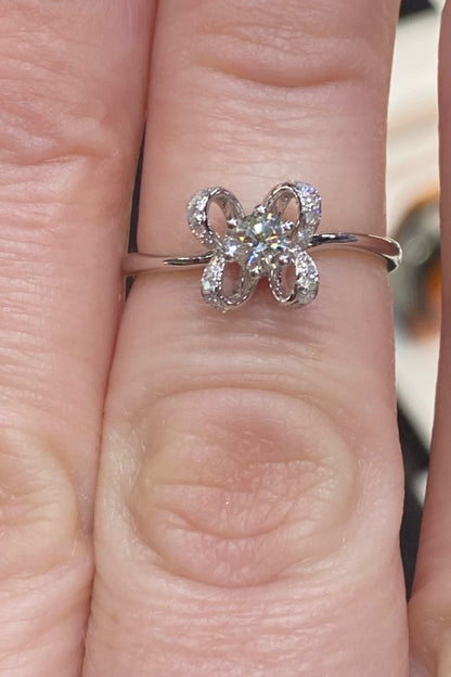 14kt White Gold Diamond Ring