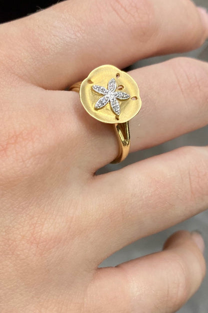 14kt Yellow Gold Diamond Ring