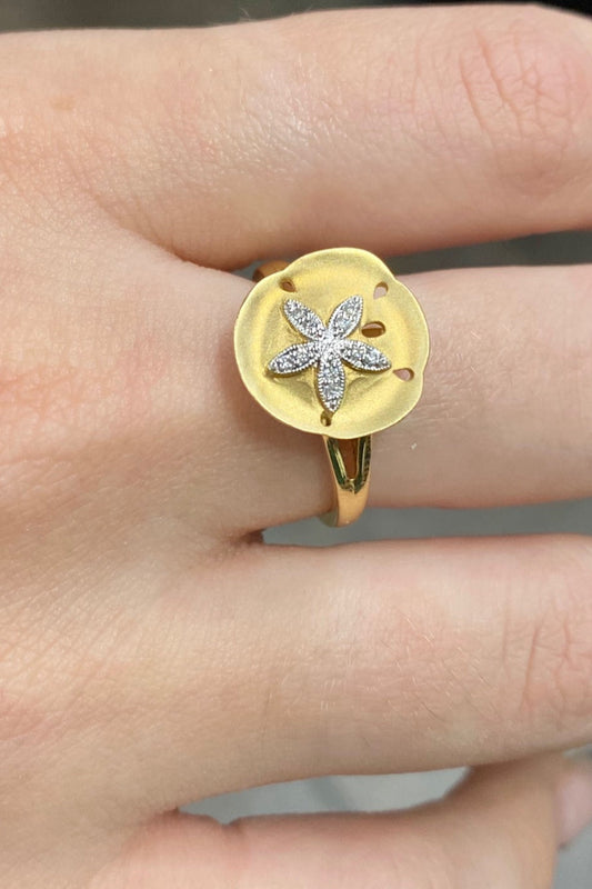 14kt Yellow Gold Diamond Ring
