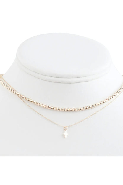 15" Choker 3MM Bead Necklace