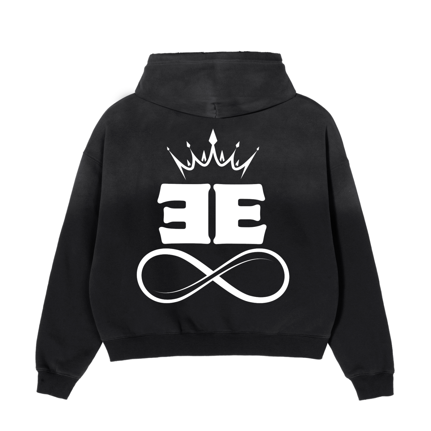 ESSNTIAL ELEMNTS Unisex 630G Frayed Boxy Hoodie