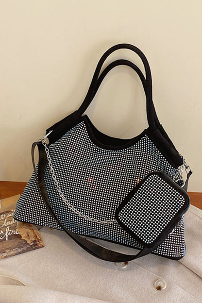 Glitter PVC Large Shoulder Bag