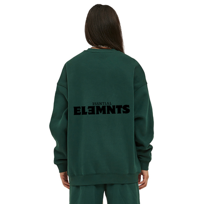 ESSNTIAL ELEMNTS Unisex 350G SC Fleeced Sweatshirt