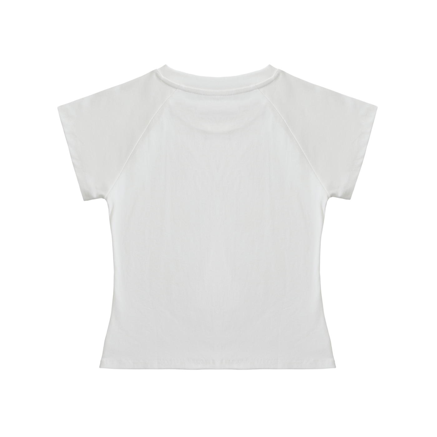 ESSNTIAL ELEMNTS Women’s 210G Solid Color Raglan Sleeve Crop Top