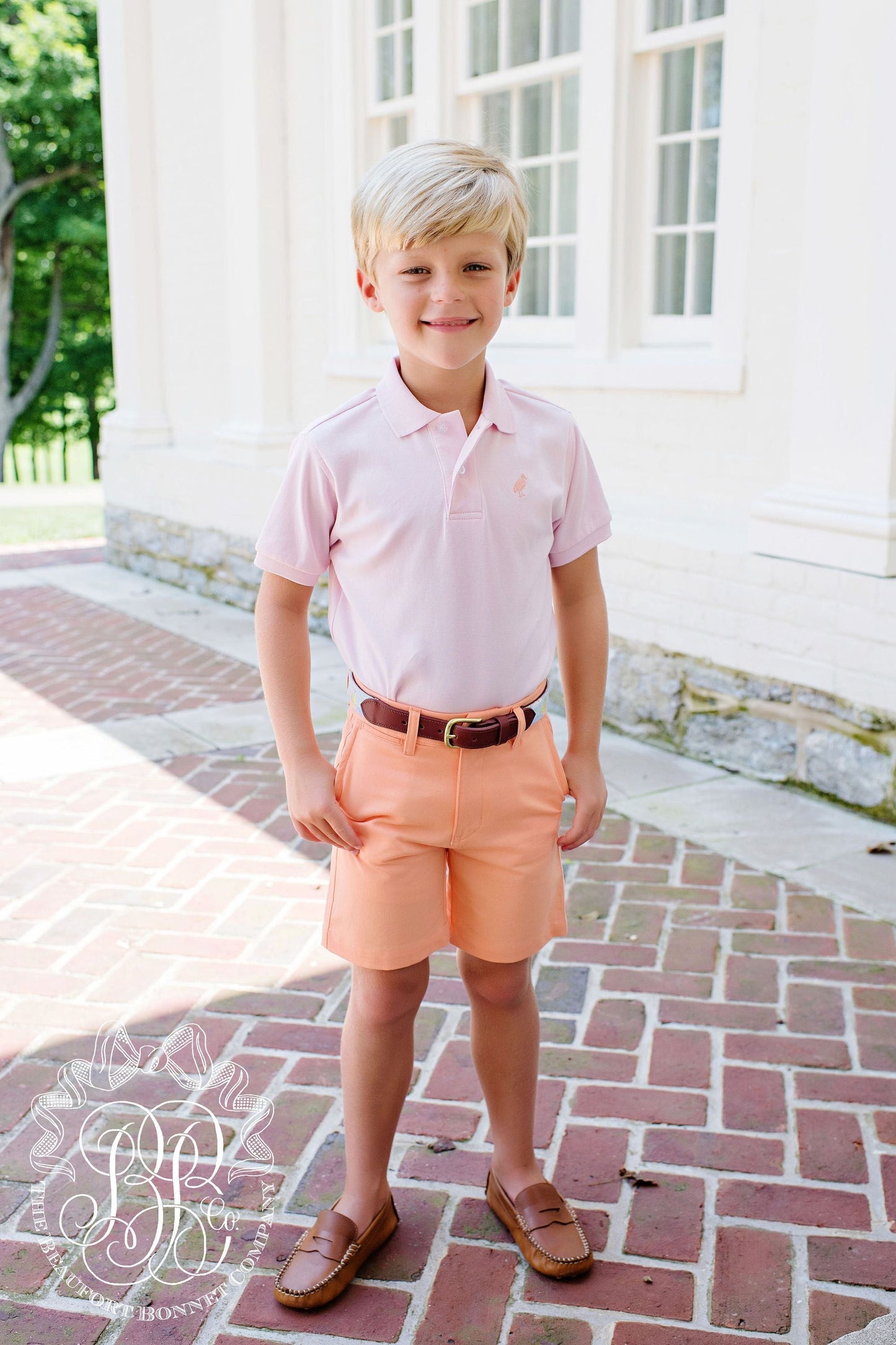 Palm Beach Pink Prim & Proper Polo-Only 1 left! Size 12-18 months