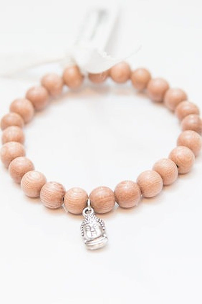 Sandalwood charm bracelet