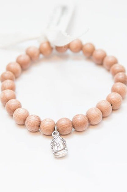 Sandalwood charm bracelet