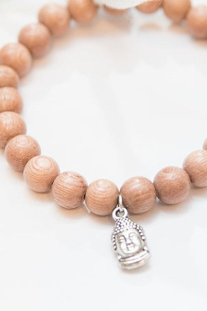 Sandalwood charm bracelet