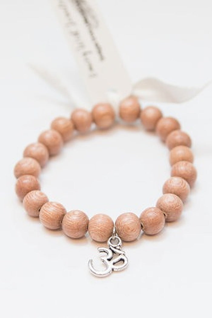 Sandalwood charm bracelet