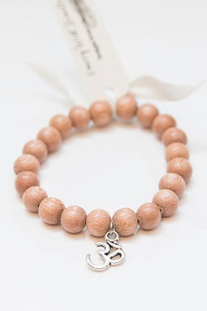 Sandalwood charm bracelet