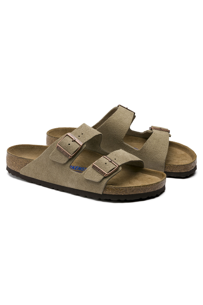 Birkenstock Arizona Soft Footbed Narrow Width in Taupe