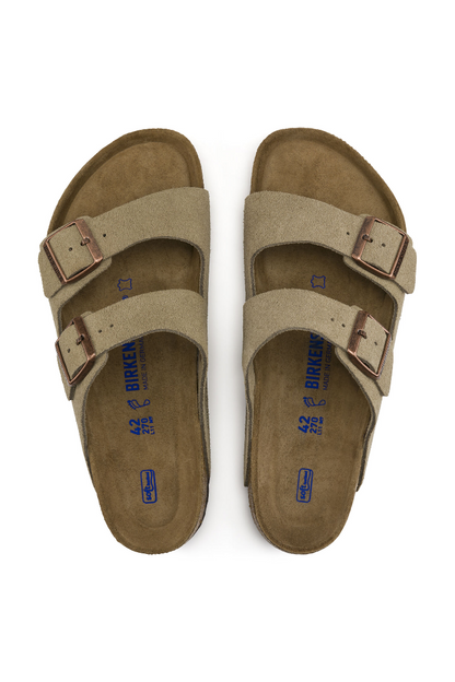 Birkenstock Arizona Soft Footbed Narrow Width in Taupe