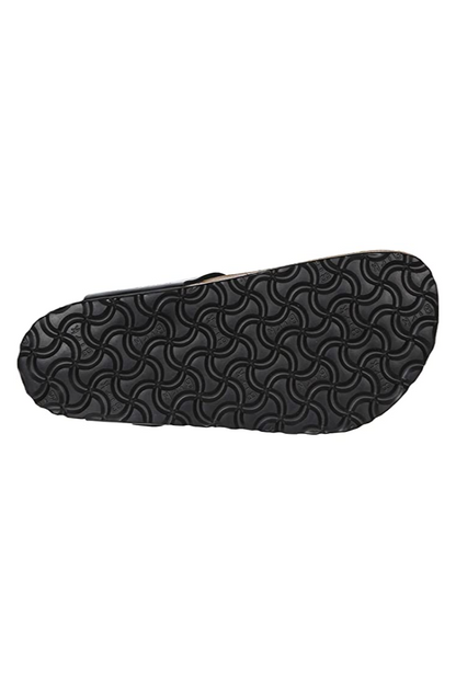 Birkenstock Gizeh Birko-Flor Regular Width in Black Patent