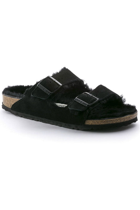 Birkenstock Arizona Shearling in Black