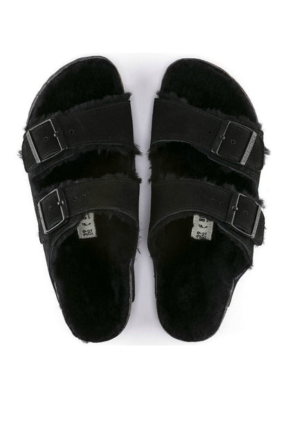 Birkenstock Arizona Shearling in Black