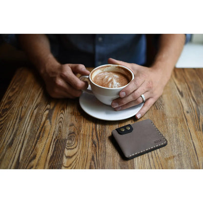 Kiko Leather Brown Card Wallet #160