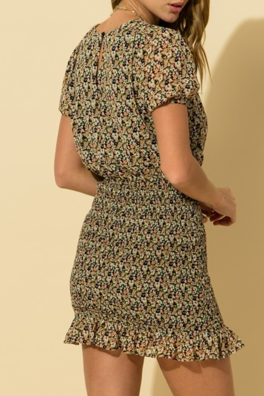 Flirty In Floral Dress