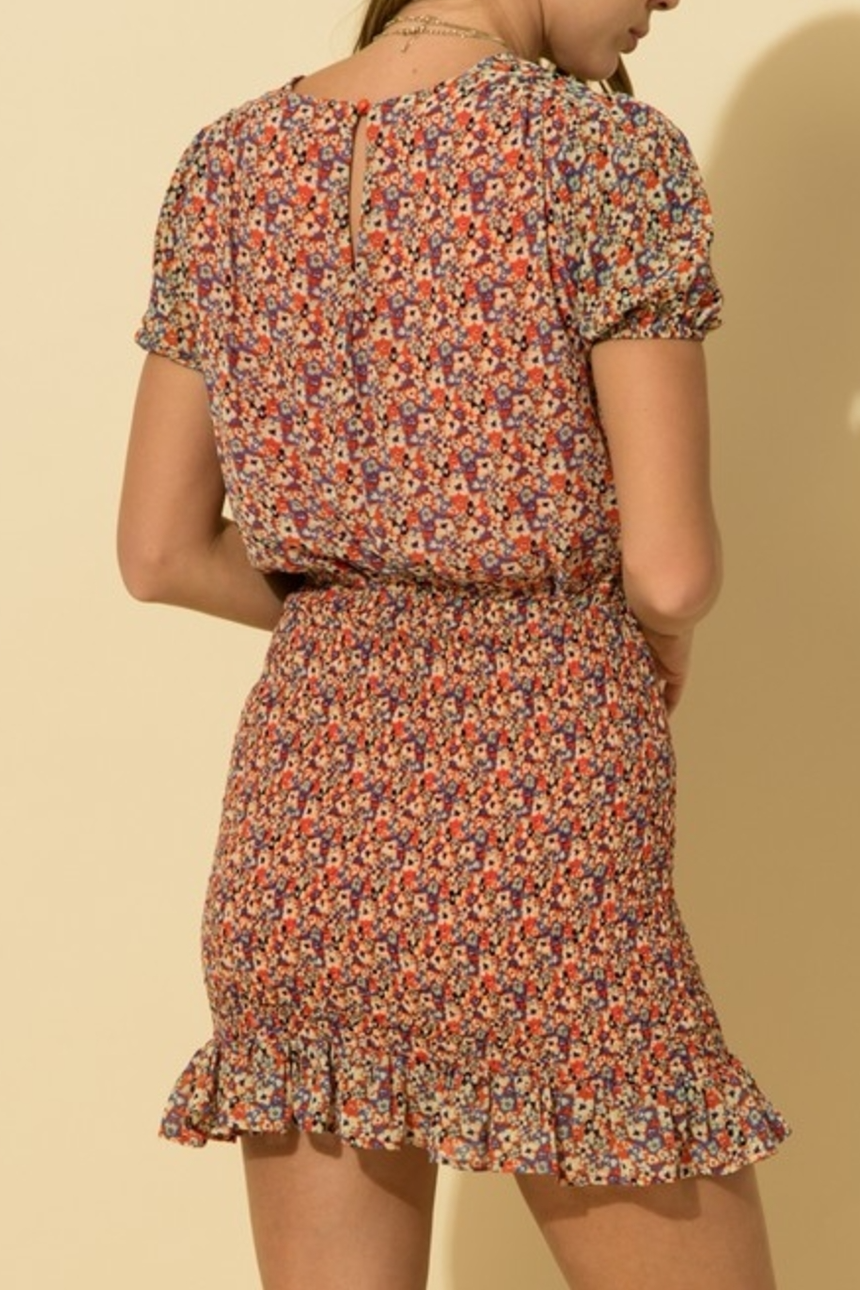 Flirty In Floral Dress