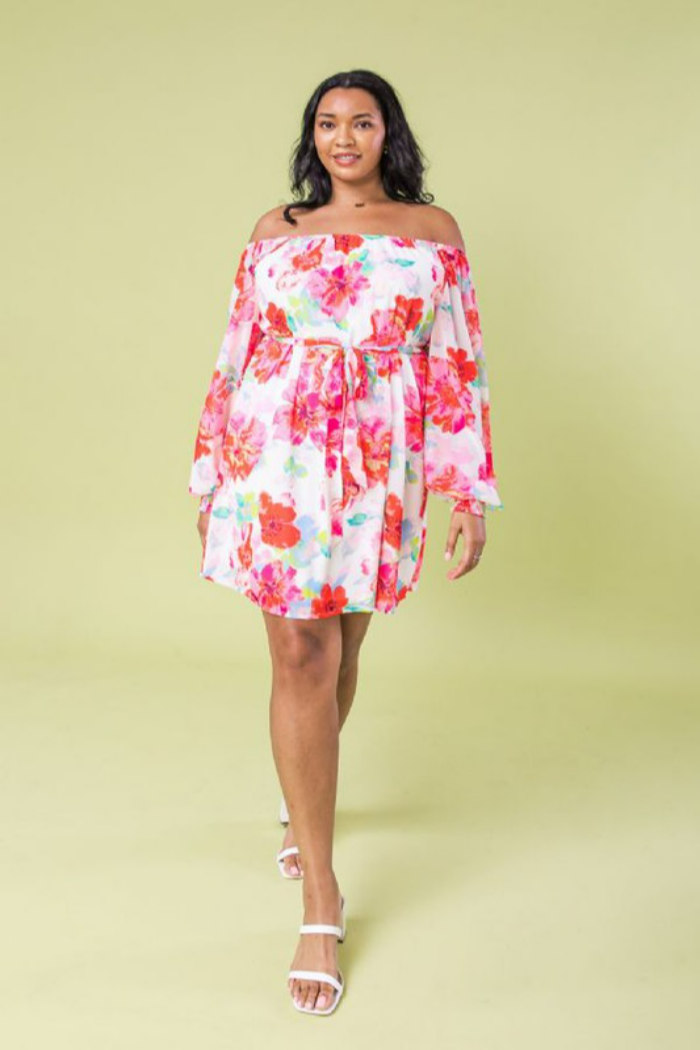 Floral Printed Woven Dress