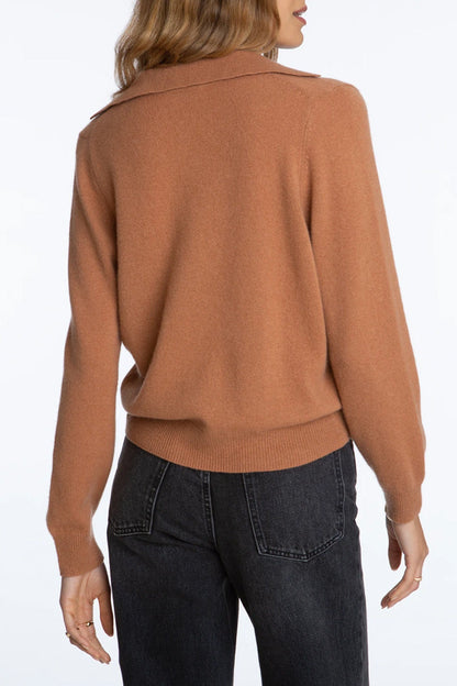 Cashmere Polo Pullover
