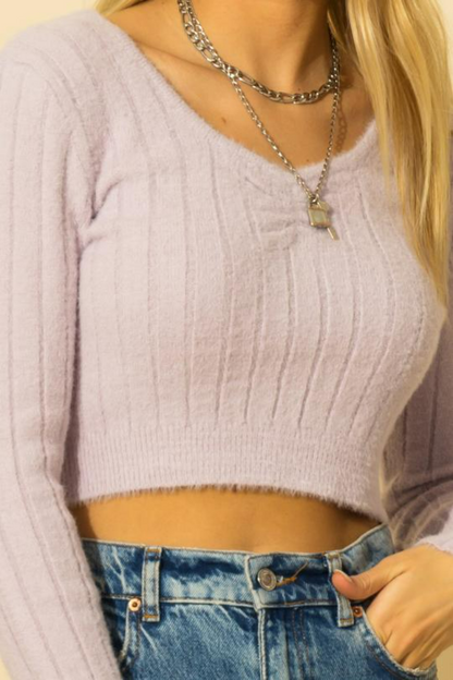 Fuzzy Crop Top