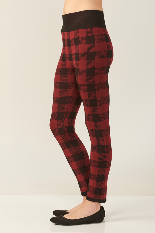 Plaid Lined Leggings