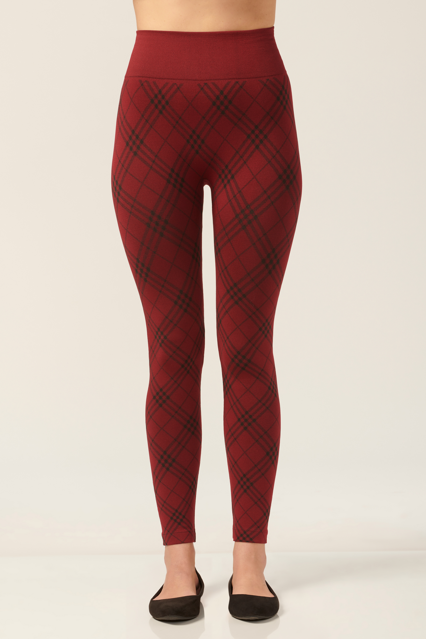 Plaid Lined Leggings
