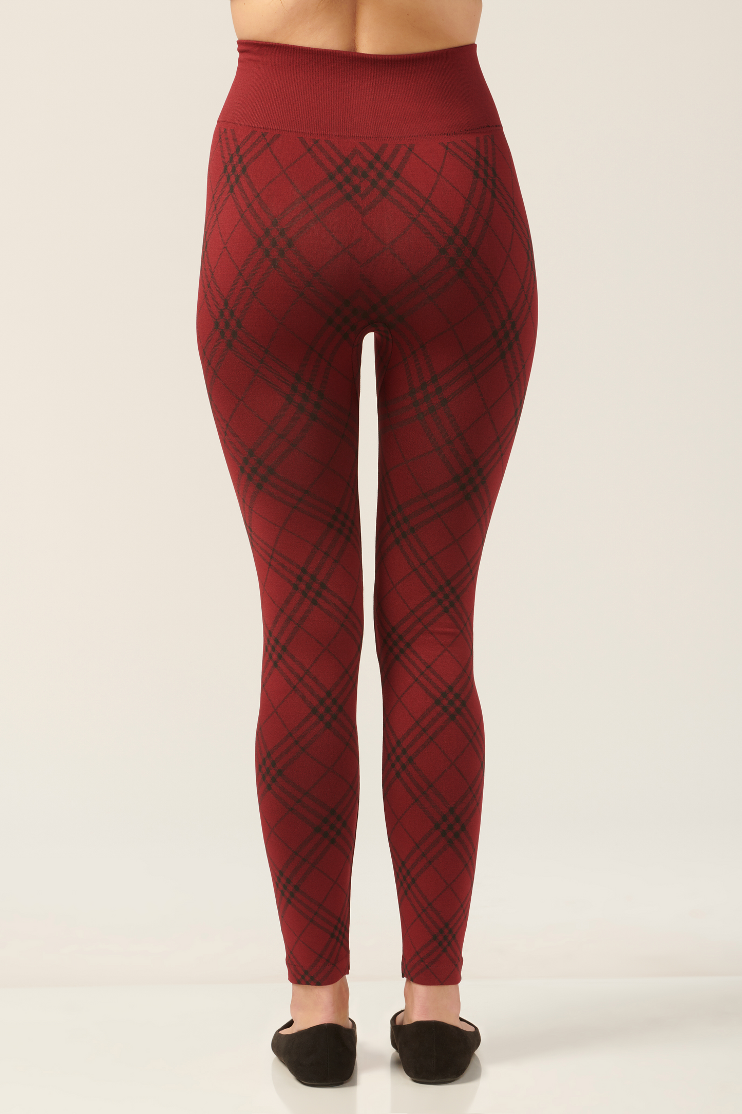 Plaid Lined Leggings