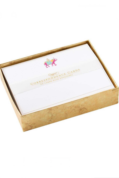 Royal Elephant Correspondence Cards w/Envelopes (20)