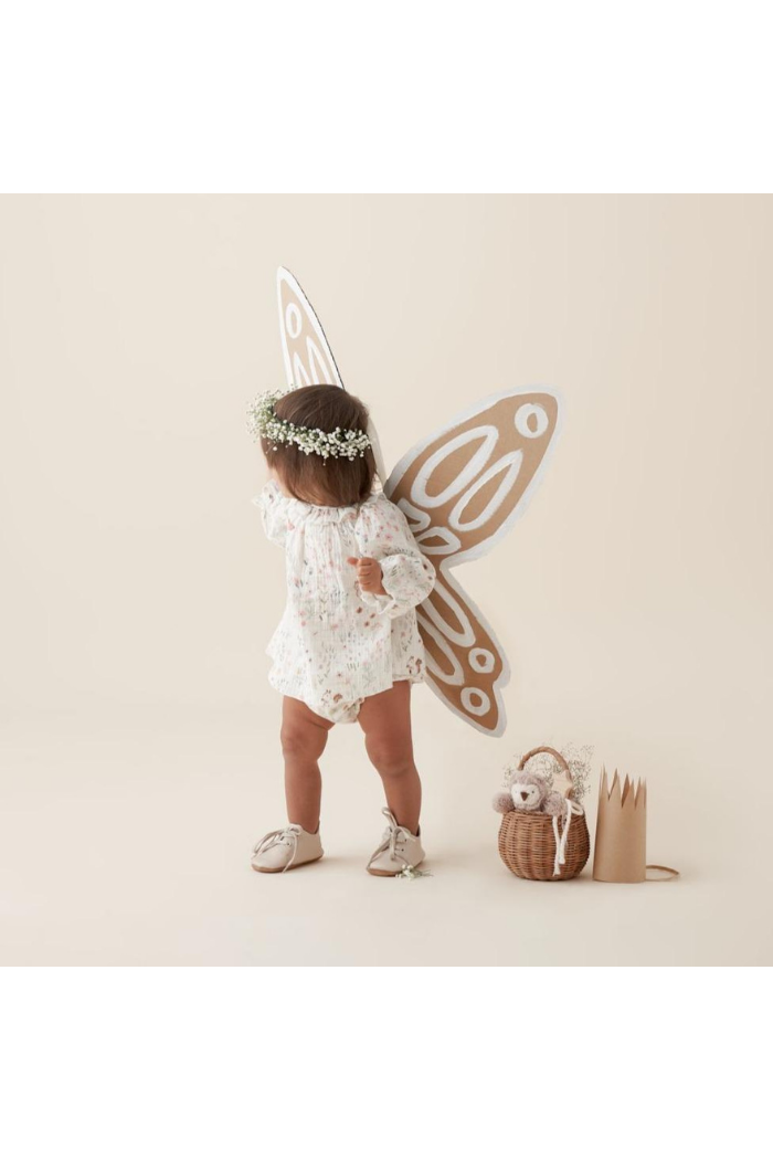 Owl Print Ruffle Dress