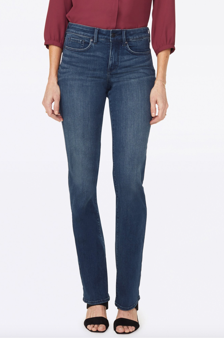 Marilyn Straight Jeans - Bernal Wash