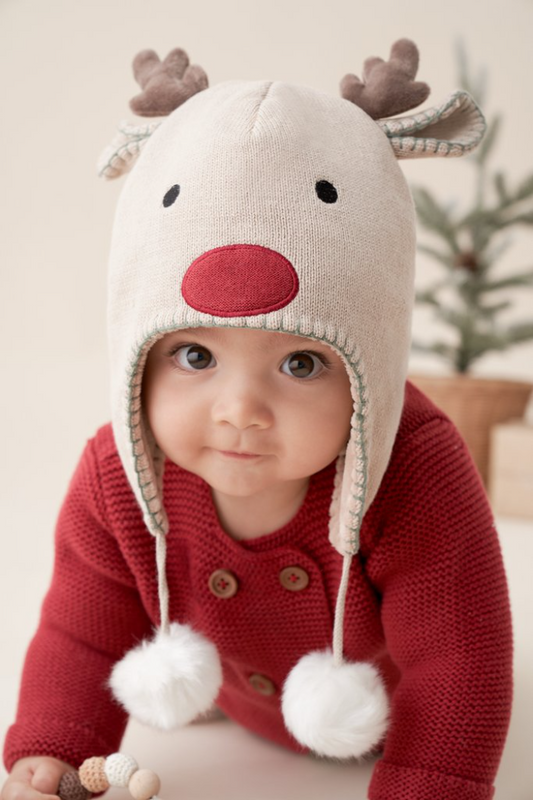 Reindeer Aviator Hat