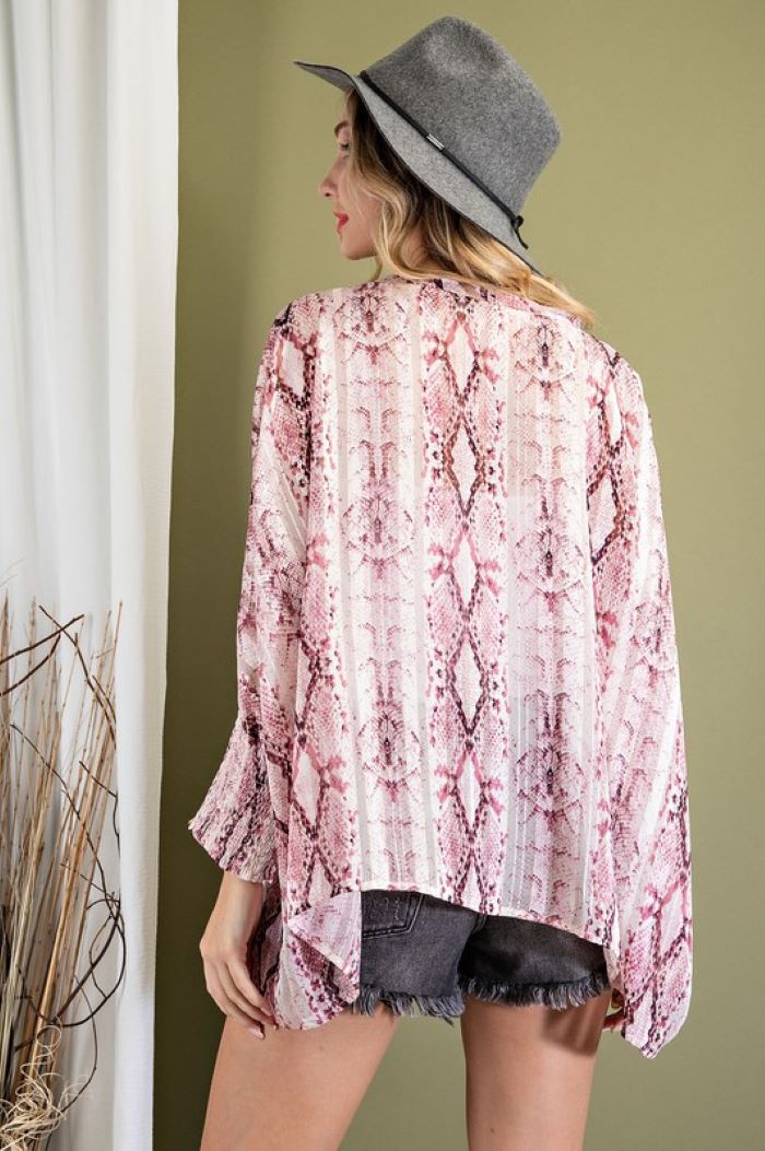 Snake Sass Dolman Top