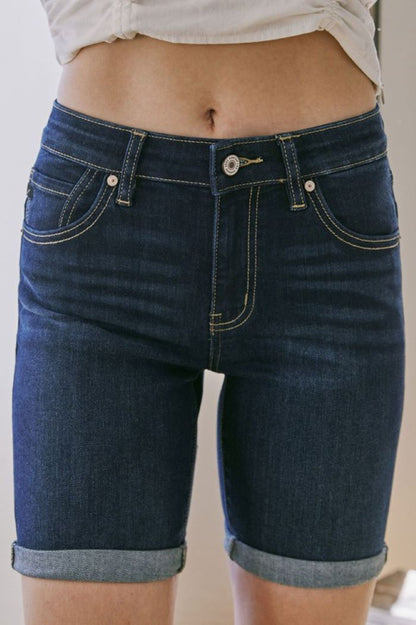 Kandie Mid Rise Bermuda Shorts