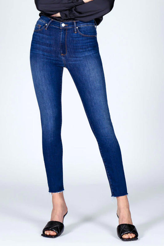 Carmen High Rise Ankle Fray Jean