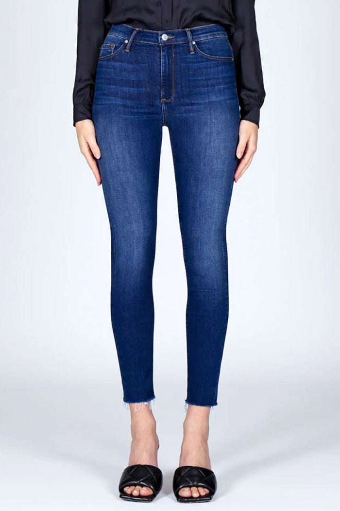 Carmen High Rise Ankle Fray Jean