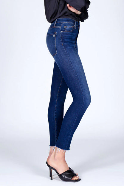 Carmen High Rise Ankle Fray Jean