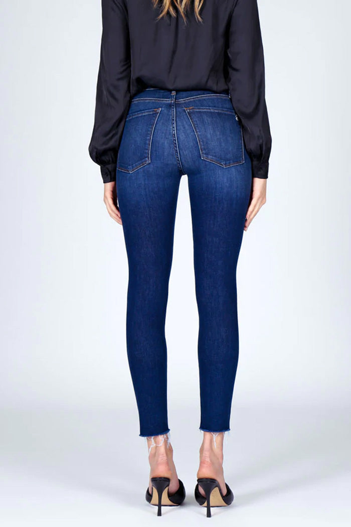Carmen High Rise Ankle Fray Jean
