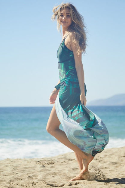 Palm Breeze Maxi Skirt