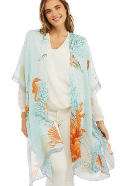 Viscose/Modal Long Kimono