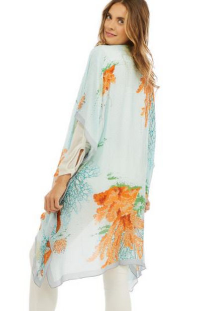 Viscose/Modal Long Kimono