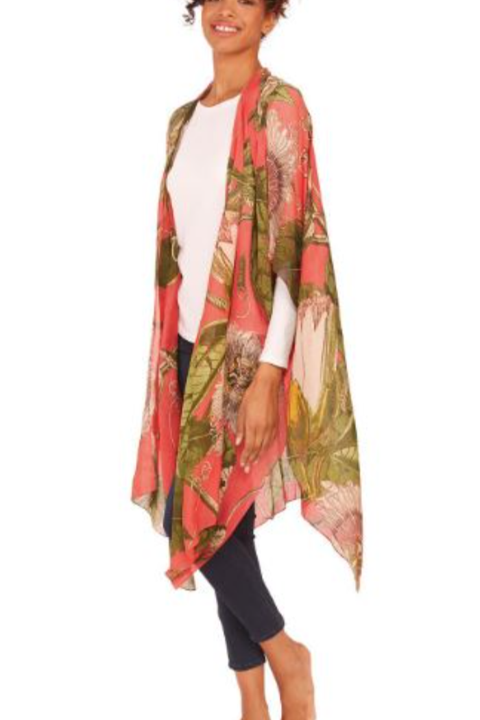 Viscose/Modal Long Kimono