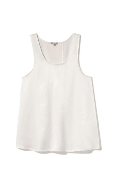 CECE OPEN BACK SATIN TANK