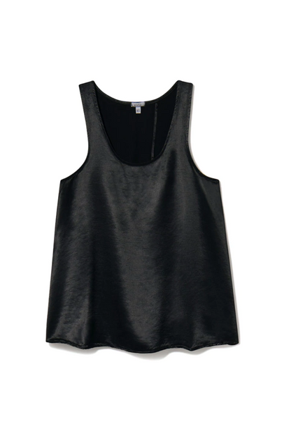 CECE OPEN BACK SATIN TANK