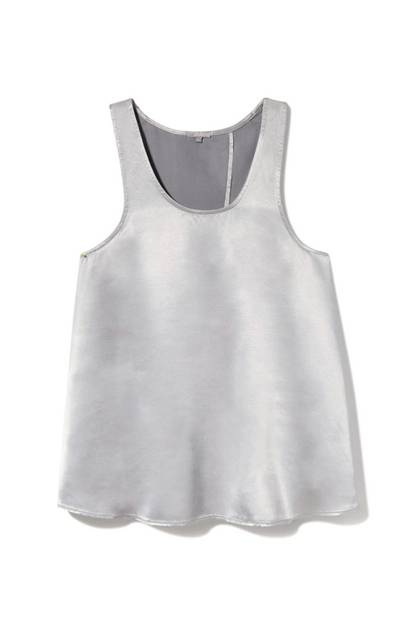 CECE OPEN BACK SATIN TANK